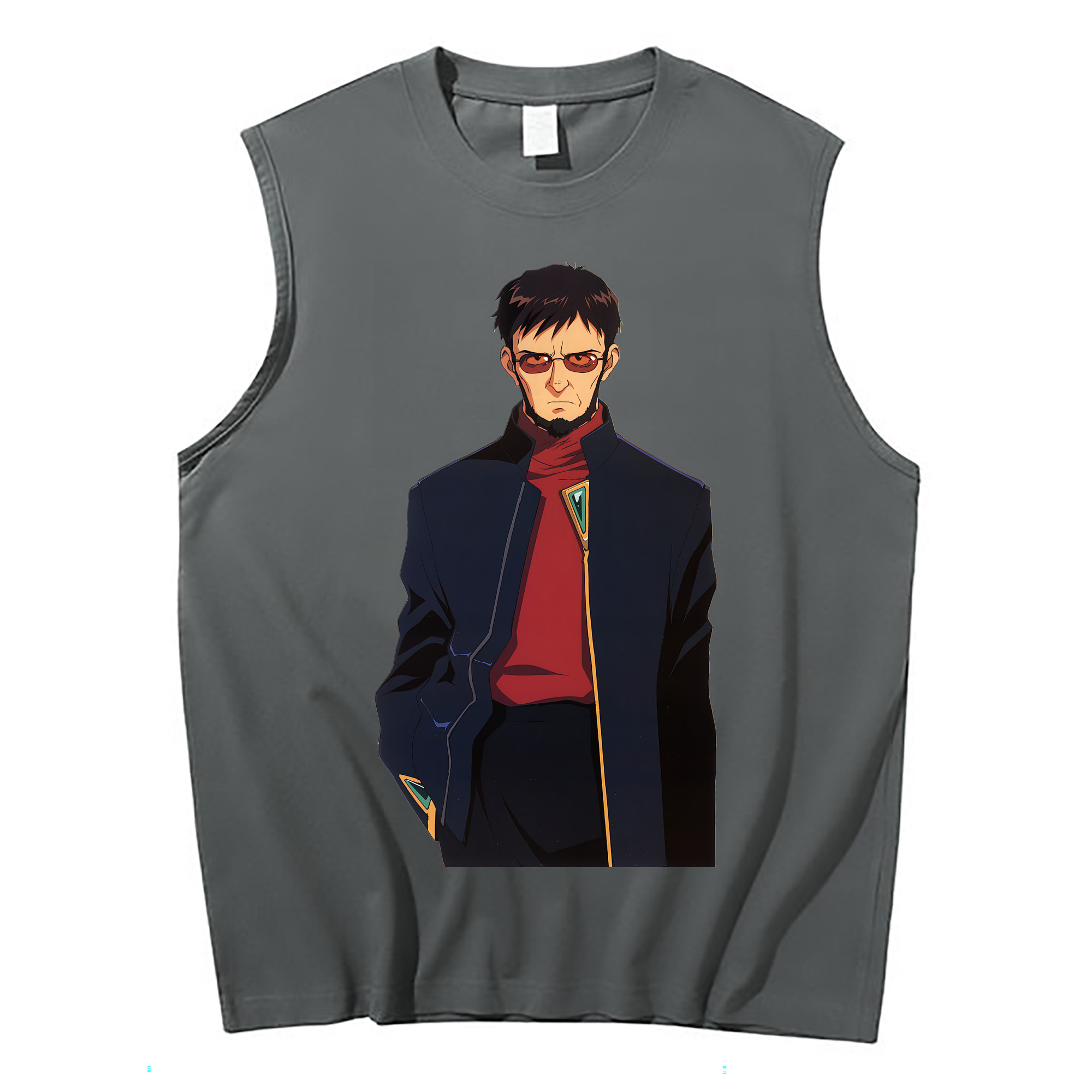 （画像用） EVA 新世紀エヴァンゲリオン コットン100％タンクトップ（フロントプリント）